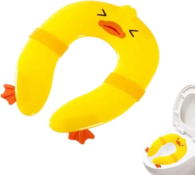 Toiletzitting Peuter - Zindelijkheidstraining - Reis Toilet - Eend Design - 27 x 363 cm - Meerkleurig
