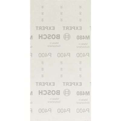 Bosch Accessories EXPERT M480 2608900769 Schuurnet voor vlakschuurmachine Ongeperforeerd Korrelgrootte (num) 400 (l x b) 230 mm x 115 mm 10 stuk(s)
