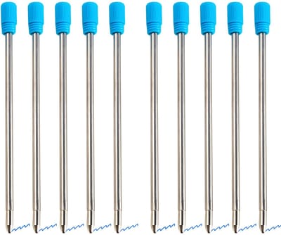 Dailygoods - Vulling Balpen - 20 Stuks Balpenvullingen - Hoogwaardige Inkt - Blauw - Navulling voor Balpen - Geschikt voor Kantoor en Thuis - 7CM