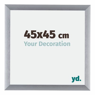 Your Decoration - Fotolijst 45x45 cm - Aluminium - Zilver Geborsteld - Tucson