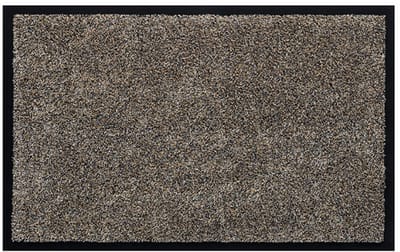 Borstelshop Deurmat Binnen - Droogloopmat - Schoonloopmat - Wasbaar - Antislip - 80 x 50 cm - Graniet