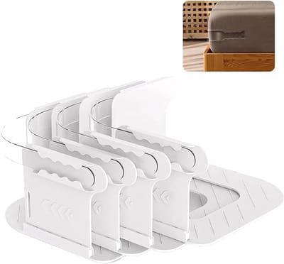 Ferma Lenzuola Fitted Sheet, 4 Removable Corners, Non-Slip, for Mattresses 7-15 cm, Ferma Lenzuola Angoli Sheet Locks - ShopVlot