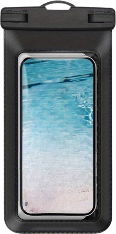 Bovista Waterdichte Telefoonhoesjes - Waterdicht Telefoonzakje - Waterproof Festival Opbergtasje - Documententasje - Waterbestendig - Zwart