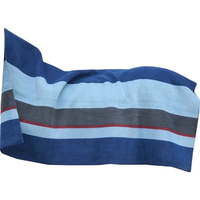 Kentucky Horsewear - Kentuckt Horsewear - Fleecedeken - Heavy - Square Stripes - Marine/Grijs - 140x120cm