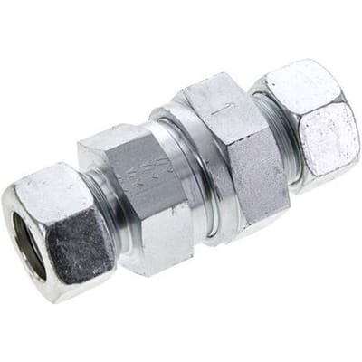 22L (M30x2) Elektrolytisch verzinkt Stalen Terugslagklep Snijring 1-160 bar ISO 8434-1