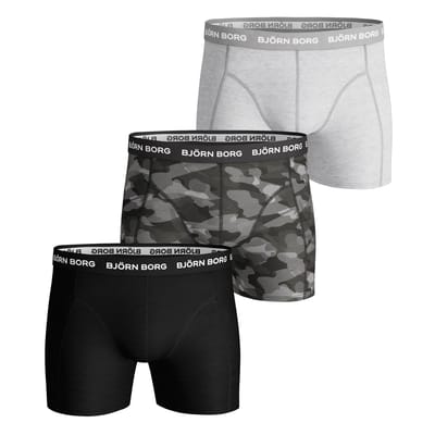3-Pack Heren Katoenen Stretch Boxers Zachte Alledaagse Onderbroek Korte