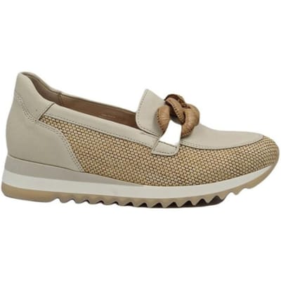 Gabor Instappers beige Leer - Maat 40