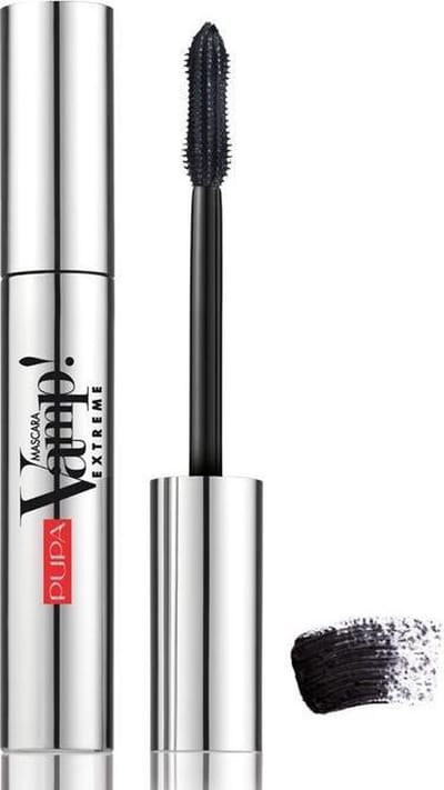 2 x Pupa Milano Vamp Extreme Mascara - 010 Black - Voordeelverpakking