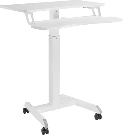 Bureau zit sta laptoptafel - verrijdbaar - hoogte verstelbaar