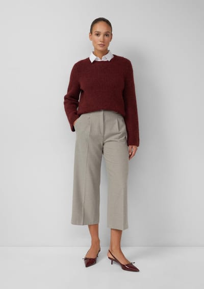 s.Oliver BLACK LABEL - Dames broek - Maat 42 - Vrouwen - ZWART - voering
