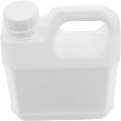 1 liter motorolie opslagfles met handvat en duurzaam deksel - lege container voor vloeistoffen, zeep en schoonmaakmiddelen