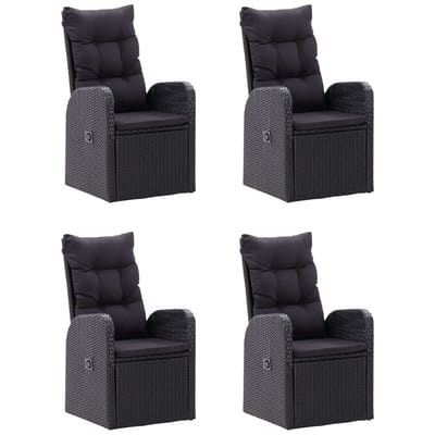 vidaXL - 5-delige - Tuinset - zwart