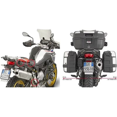 Snelle motorfiets zijspanhouder Givi Monokey Bmw F 750 Gs (18 À 21)