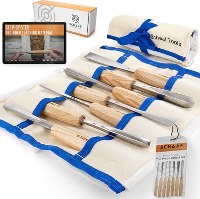 7-delige uitbreidingsbeitel set voor houtbewerking | compleet set voor beginners en professionals | scherpe en duurzame gereedschappen