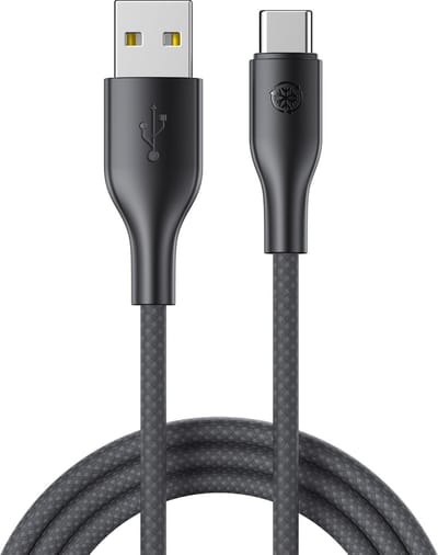 USB naar USB C Kabel 3 Meter - Fast Charge - USB-C Oplader Kabel - Geschikt voor Samsung Kabel - Zwart