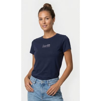 Levi's The Perfect Tee Peacot Logo Taglia: S | Maglie Sportivi Outlet | Donna