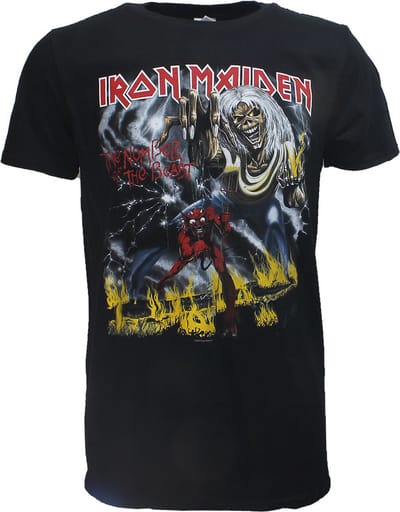 Iron Maiden Number Of The Beast T-Shirt - Officiële Merchandise - M