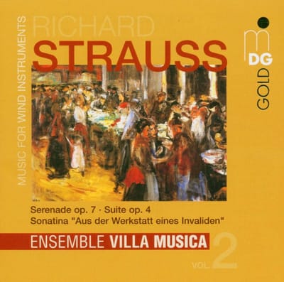 Ensemble Villa Musica - Strauss: Music For Wind Instruments - Serenade Op. 7 | Suite Op. 4 | Sonatina "Aus Der Werkstatt Eines Invaliden" (CD)