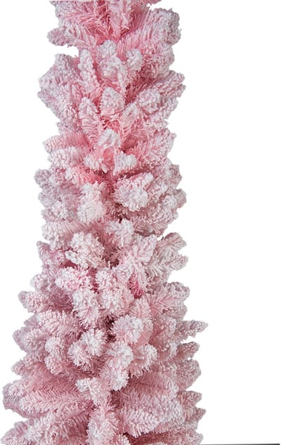 Clayre & Eef Kunstboom Kerstboom 50x50x180 cm Roze Kunststof