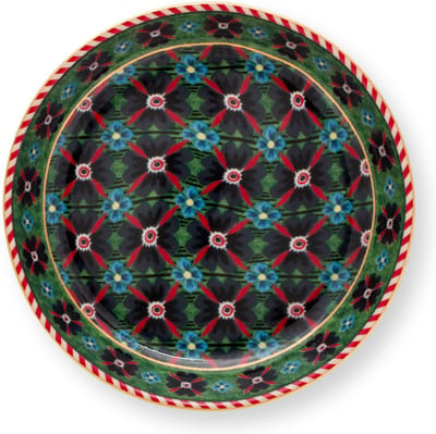 Pip Studio - Berry Blues Clover Green theezakjes schoteltje - Porselein