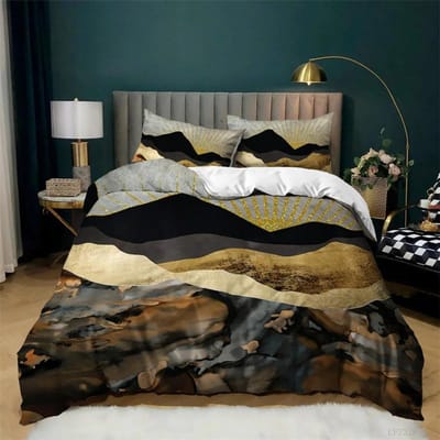 Sterrennacht Van Gogh Dekbedovertrek Set Queen Size, Olieverf Beroemd Modern Klassiek Lucht Ster Kunst, Decoratieve 3-delige Beddengoedset 155x220cm