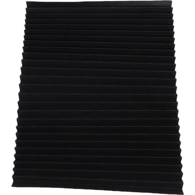 Stores Plissés RV Ombrage Fixation Touch Non Tissé Occultant Stores de Fenêtre Ombrages pour Caravane de Voyage Camping-car 60x150cm Black black