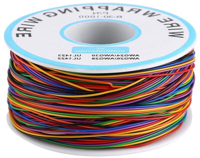 Allecto - Multicolour Koperen Testkabel - 280 meter lang - Perfect voor Elektronica - 8 Strengen - Duurzaam en Flexibel - Voor Professioneel Gebrui...