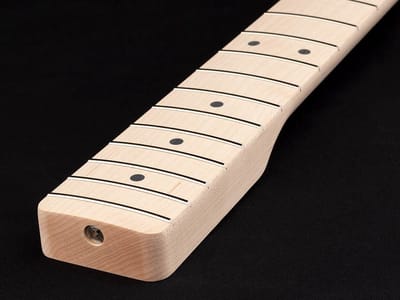 Allparts TBMO – Telecaster Bass® hals, esdoorn, 10 radius, 20 frets, unfinished