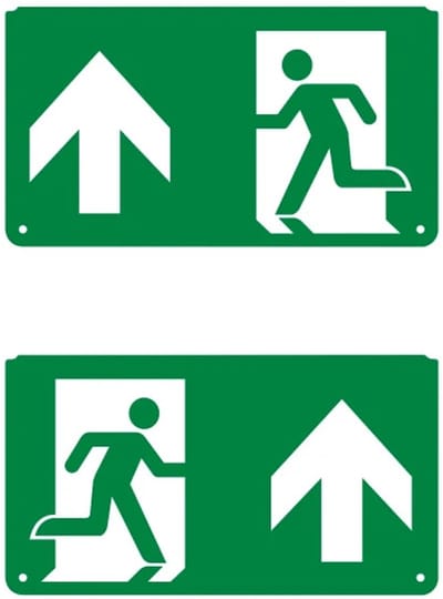 Ledvance Noodverlichting Pictogram | EMERGENCY EXIT SIGN PICTOGRAMS PICTO UP | 4099854261350