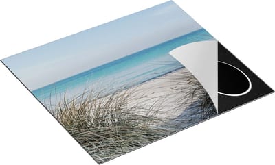 Chefcare Inductie Beschermer Strand en Zee vanuit de Duinen - 60x50 cm - Afdekplaat Inductie - Kookplaat Beschermer - Inductie Mat