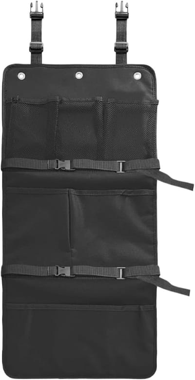 Ladder Hoes - Veiligheid Bescherming - Veilig Klimmen - Verstelbare Banden - 24 cm Breed - Zwart
