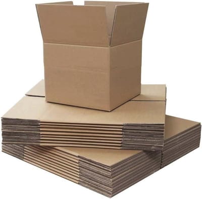 Kartonnen Dozen - Verzenddozen Kubus - Producten Verzenden - Extra Sterke Wand - 50 Stuks 20cm - Bruin