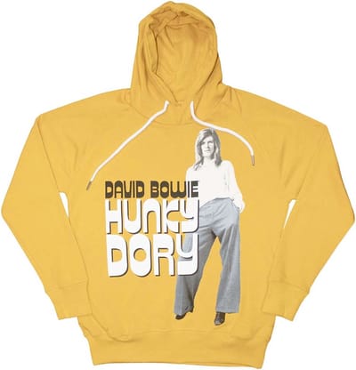 David Bowie - Hunky Dory 2 Hoodie/trui - XS - Geel