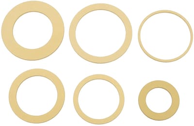 Dailygoods - 6 Stuks Messing Adapterringen voor Zaagbladen