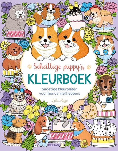 Deltas Schattige puppy's kleurboek Kleurboeken