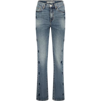 RAIZZED Sunset Star Jeans Dark Blue Stone Maat: W23L32 | Straight Jeans Outlet | Dames | Blauw