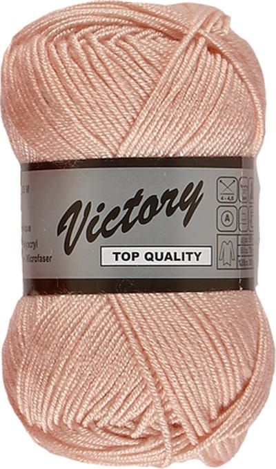 Lammy Yarns - Victory - Poederroze 710 - Haakgaren - Breigaren - 50 Gram - 125 Meter – Acryl