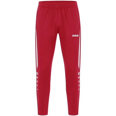 Jako Power Polyesterbroek Heren - Wit / Rood | Maat: 4XL
