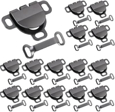 Dailygoods- Broekhaken Set van 20 - Haaksluiting - Oogsluiting - Naaihaken - Kledinghaken - Messing Materiaal