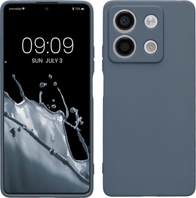 kwmobile telefoonhoesje geschikt voor Xiaomi Redmi Note 13 5G - Hoesje voor smartphone - Precisie camera uitsnede - In leisteen