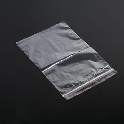 3 Tailles 100 Pièces Sacs d'Emballage Transparents Réutilisables à Fermeture Zippée pour Bonbons Noix Stockage Alimentaire Type 1 gray