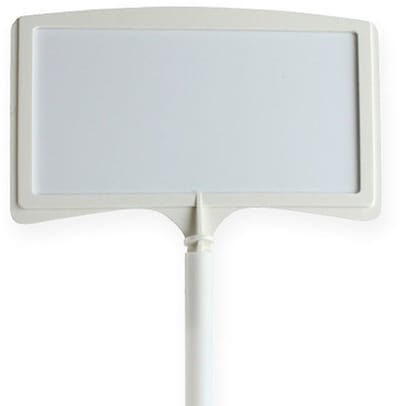 Plantenetiket ter vervanging, 53 cm, schuin, 10 stuks