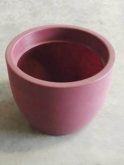 Bloemschaal Plantschaal Rond Hera 40x30cm BORDEAUX Nicoli / Laatste Stuk! /