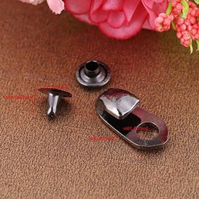20 Sets Schoenpunt Haakjes Veters Fittingen voor Reparatie en Klimaccessoires - Carabiner en Vetersluiting voor Camping en Hiking, Zilver