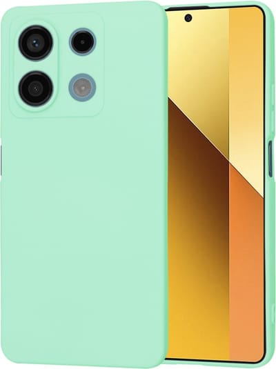 Hoesje geschikt voor Xiaomi Redmi Note 13 5G - Techsuit Soft Flex Silicone Back Cover - Mint Green