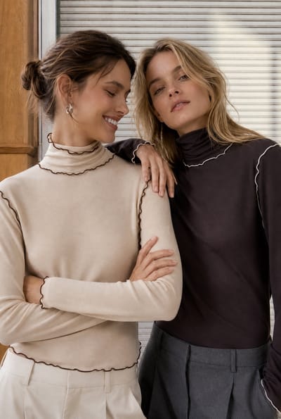 Janice viscose top | Brown - Brown / S