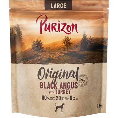 1kg Purizon Large Black Angus met Kalkoen Honden Droogvoer