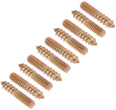 20 Stuks Dubbele Schroeven 1/4-20 x 1-1/4 Inch, Ideaal voor Meubelmontage en Klusprojecten