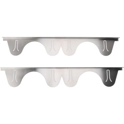 2 Paar Kookplaat Spleetdeksel Roestvrij Staal Uitschuifbaar Kookplaat Oven Spleetvuller Beschermer Keuken Aanrecht Zijkant Spleet Zilver 35cm tot