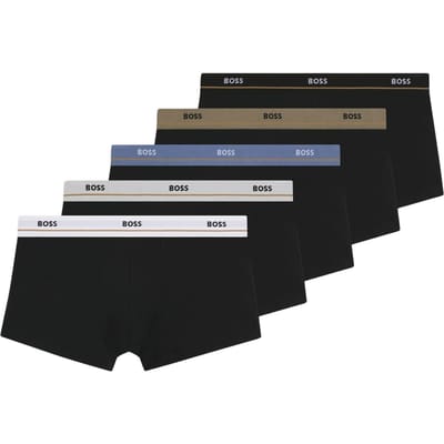 Boss Essential Trunk Boxershorts Heren (5-pack) - Maat M